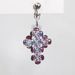 Clips  - Silver 925 - Earrings Charis - Clips  - Silver 925 - Argent 925